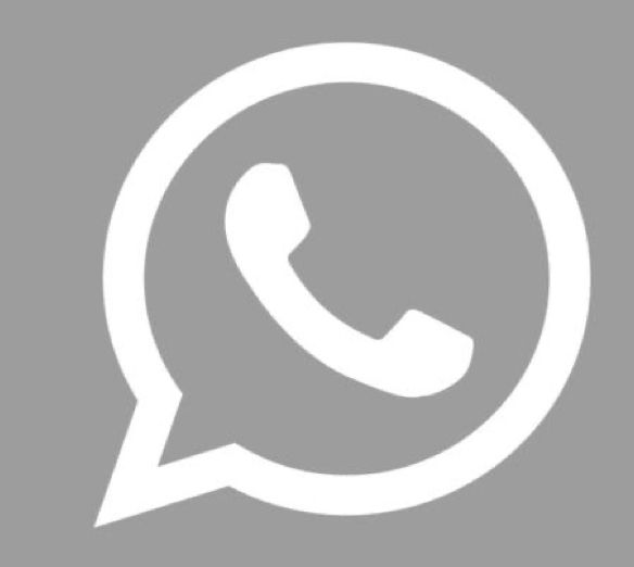 Logo whatsapp gris